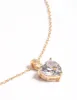 Gold Plated Sterling Silver Cubic Zirconia Heart Necklace sold by lovisa