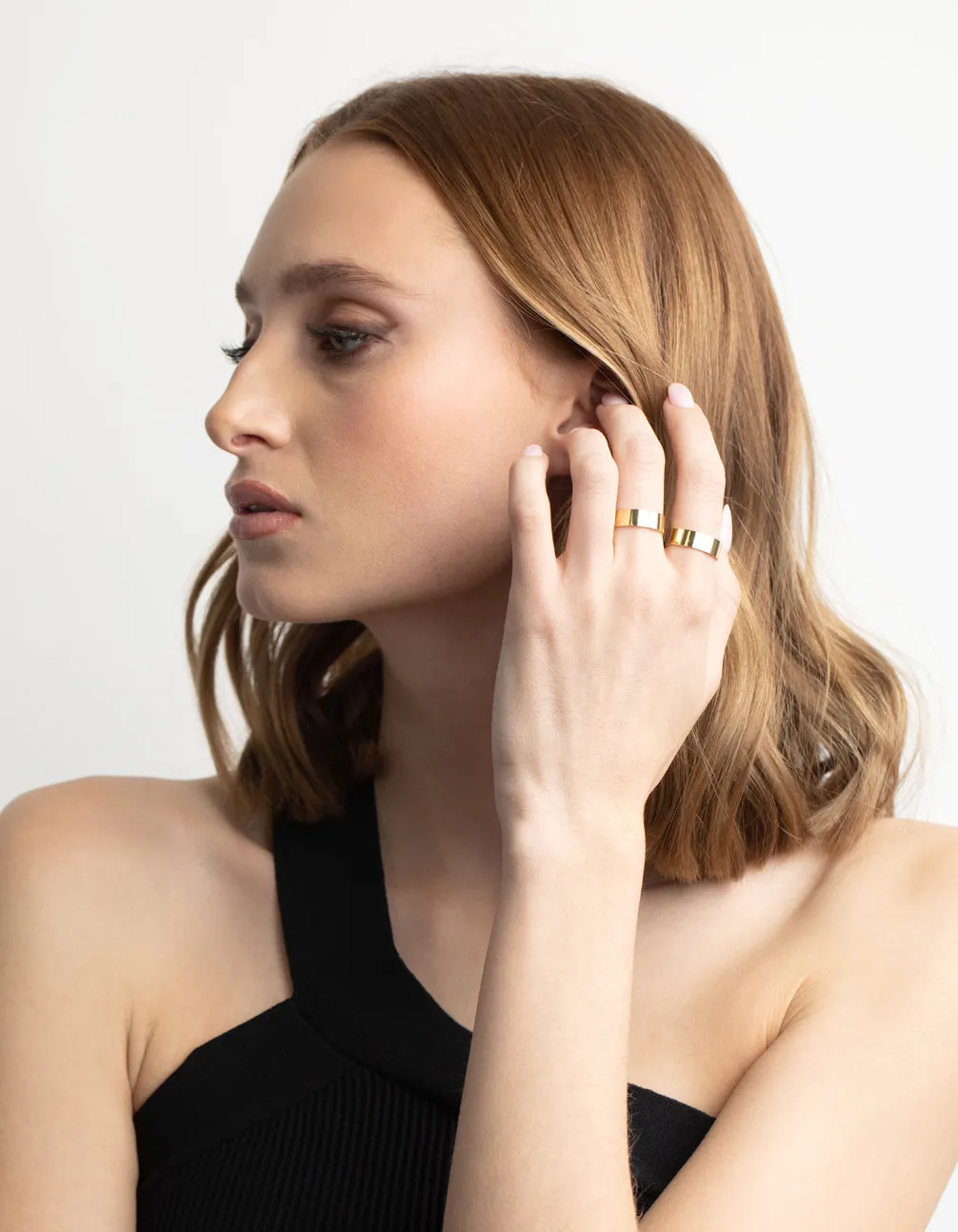 Gold Plated Cigar Band Ring sold by lovisa product image thumbnail 3