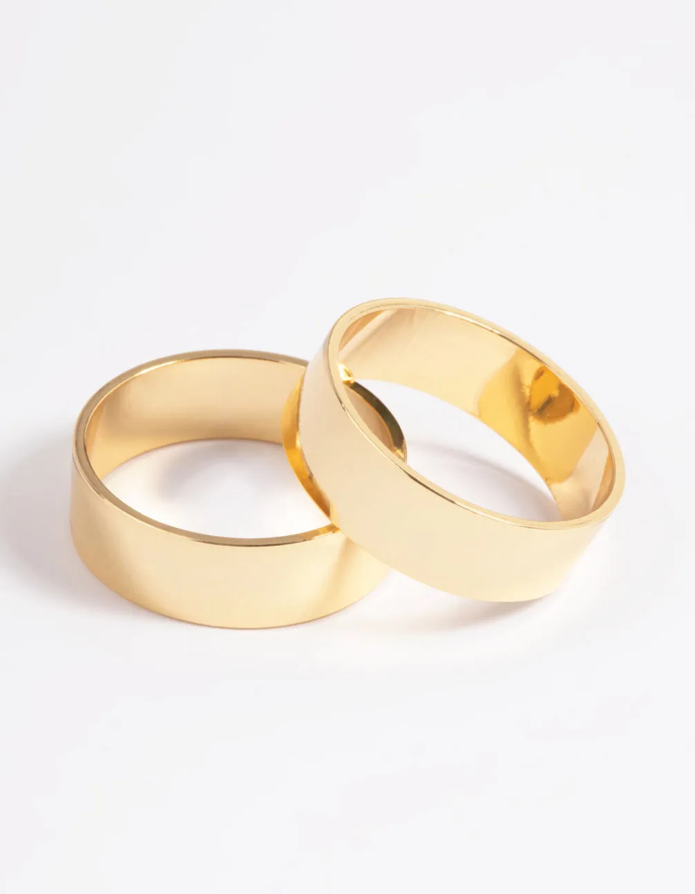 Gold Plated Cigar Band Ring sold by lovisa