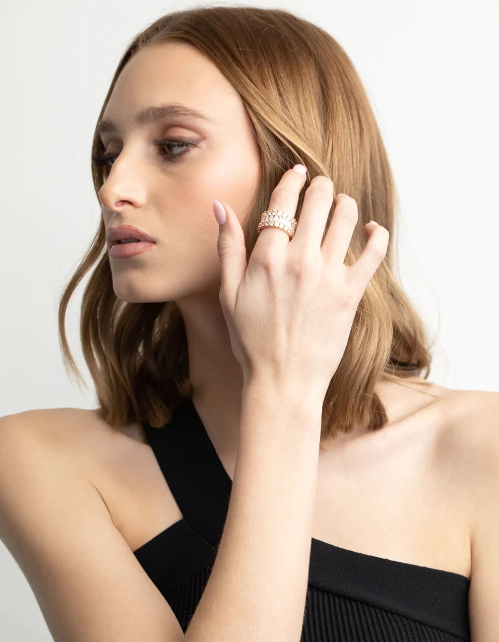 Gold Cubic Zirconia Baguette Ring sold by lovisa product image thumbnail 3