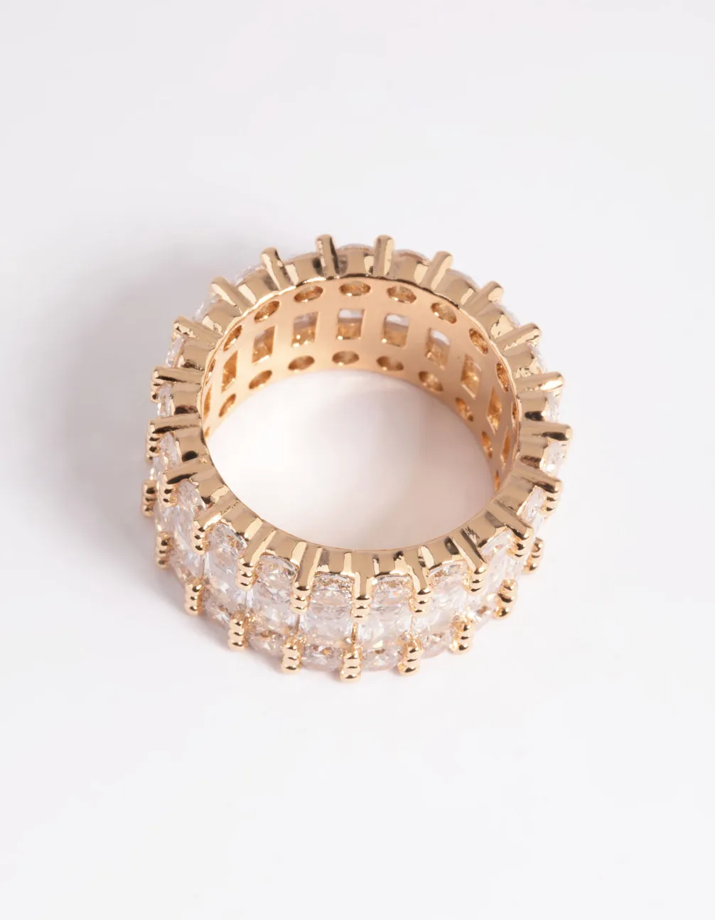 Gold Cubic Zirconia Baguette Ring sold by lovisa product image thumbnail 4