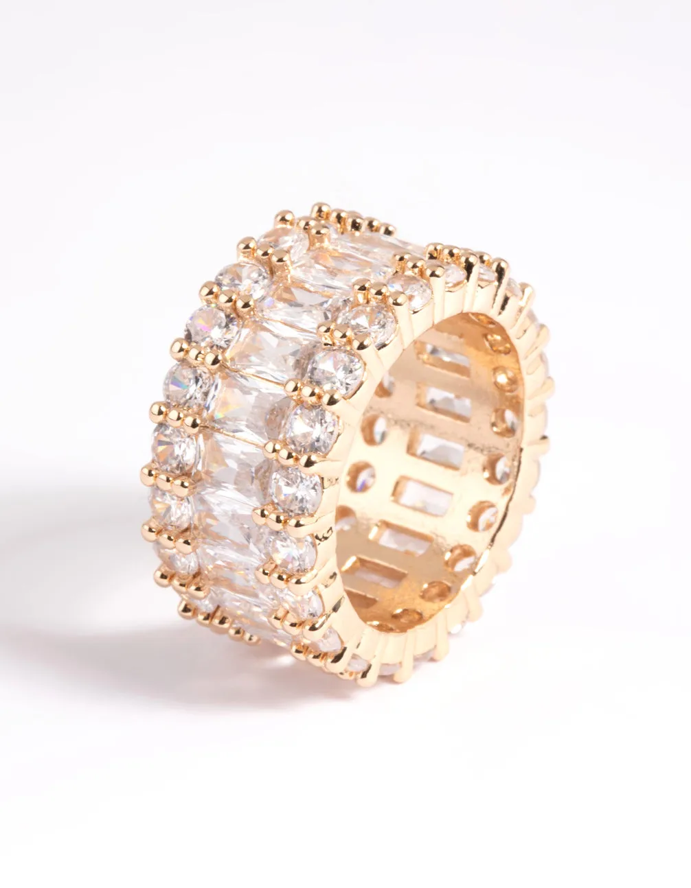 Gold Cubic Zirconia Baguette Ring sold by lovisa product image thumbnail 5