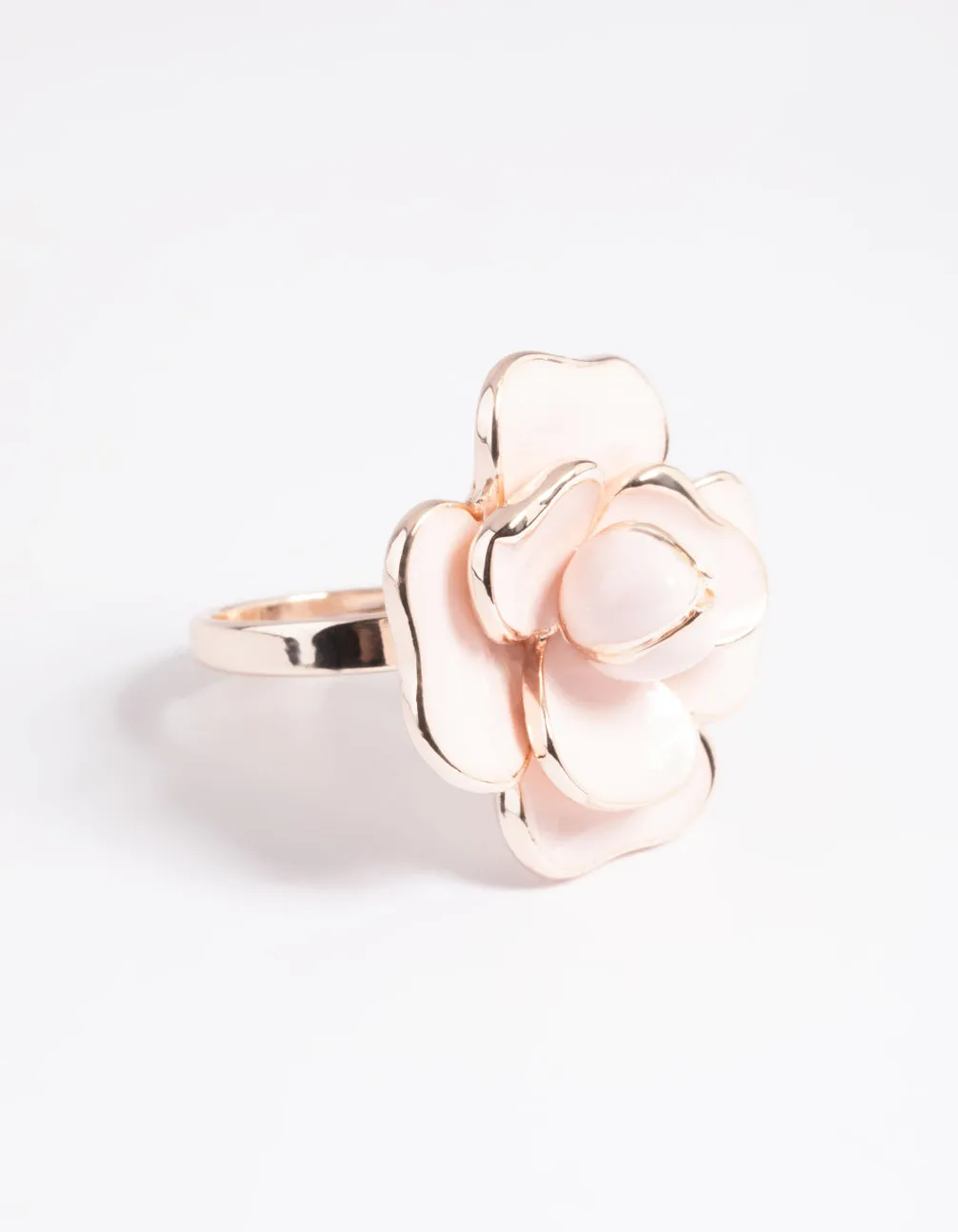 Rose Gold Blush Flower Ring sold by lovisa product image thumbnail 4