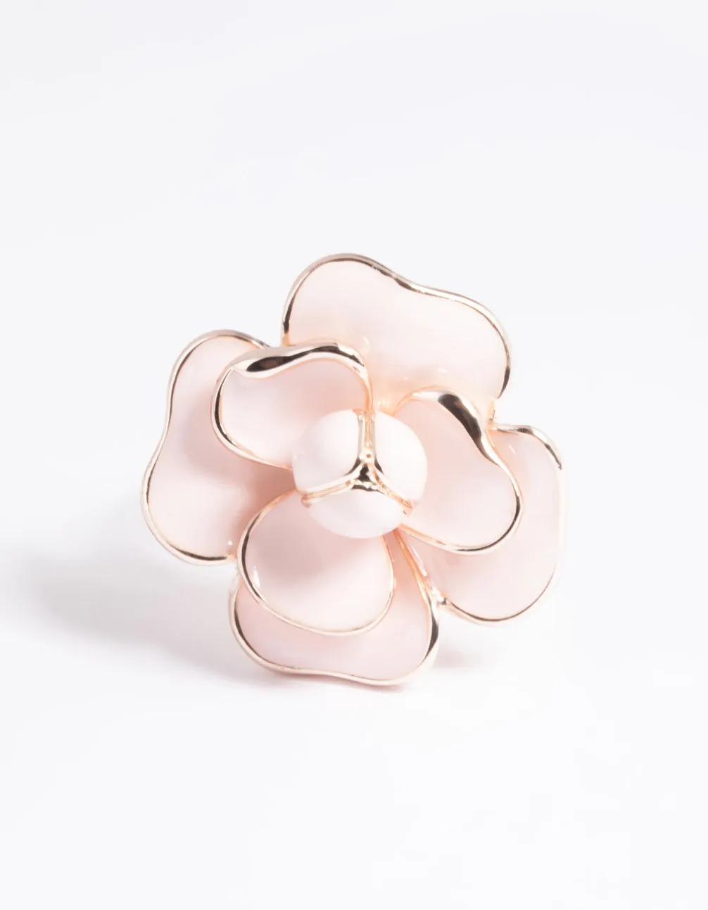 Rose Gold Blush Flower Ring sold by lovisa product image thumbnail 2