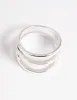 Silver Plated Three in One Ring sold by lovisa
