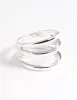 Silver Plated Three in One Ring sold by lovisa
