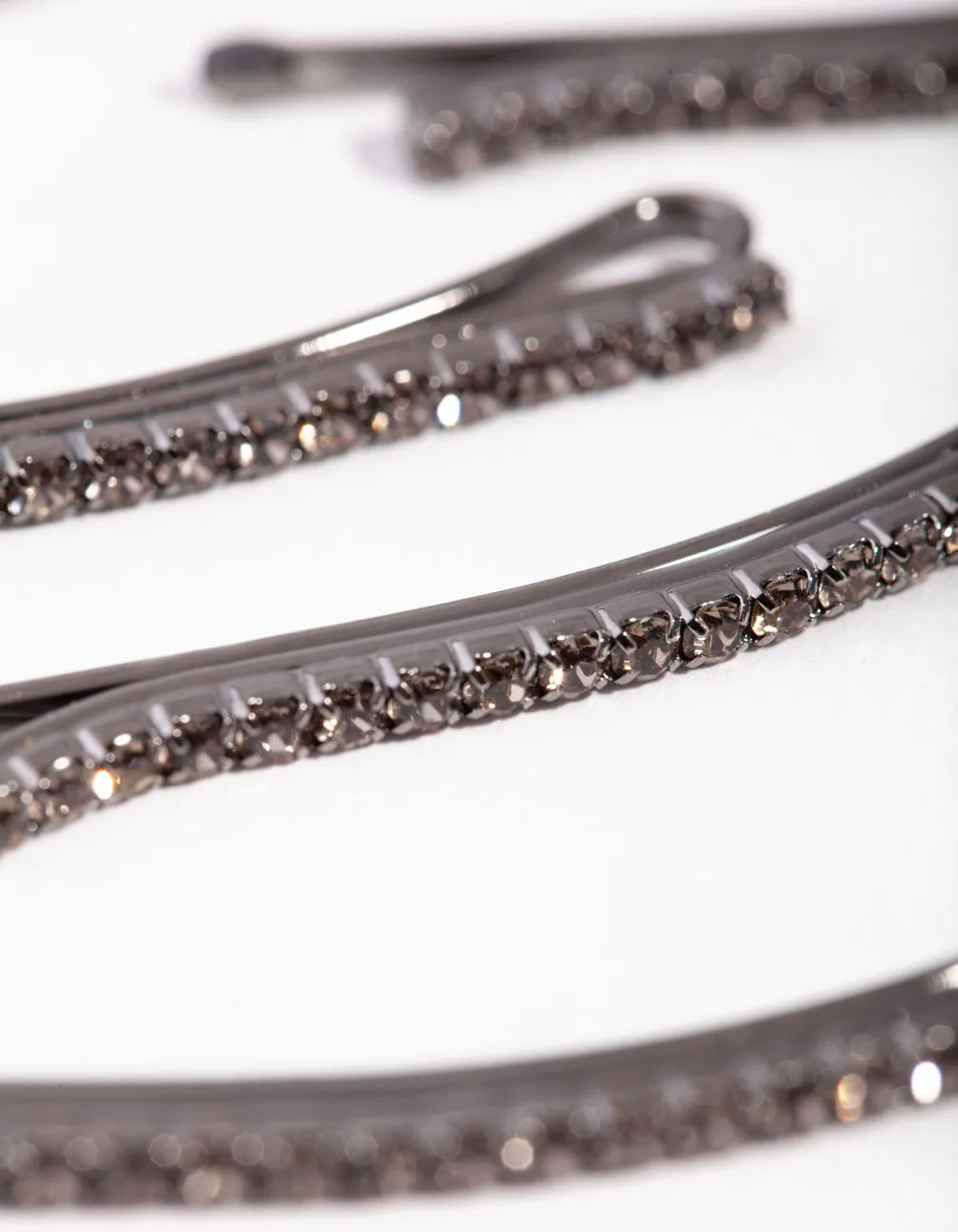 Gunmetal Mini Crystal Pin 6-Pack sold by lovisa product image thumbnail 2