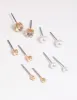 Gold Diamante Stud Earring 5-Pack sold by lovisa