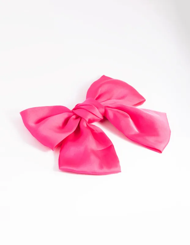 Pink Bow Clip sold by lovisa