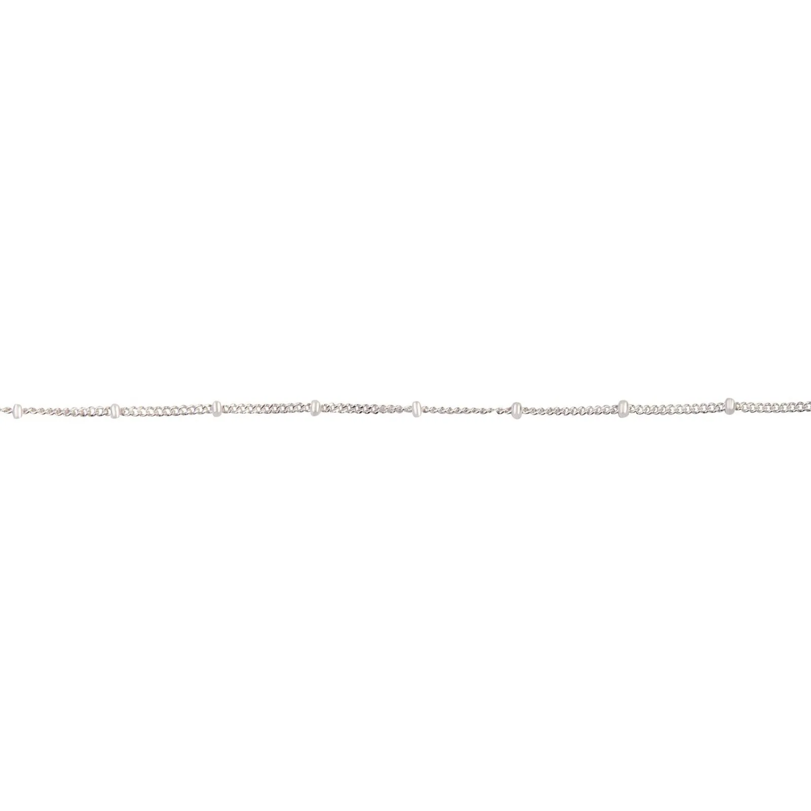 Sterling Silver Bead Chain Anklet sold by lovisa