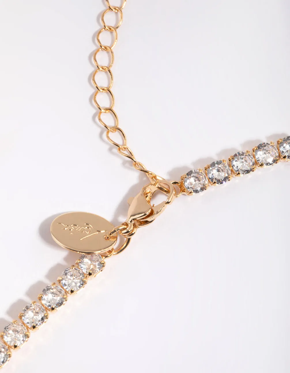 Gold Cubic Zirconia Point Necklace sold by lovisa product image thumbnail 3