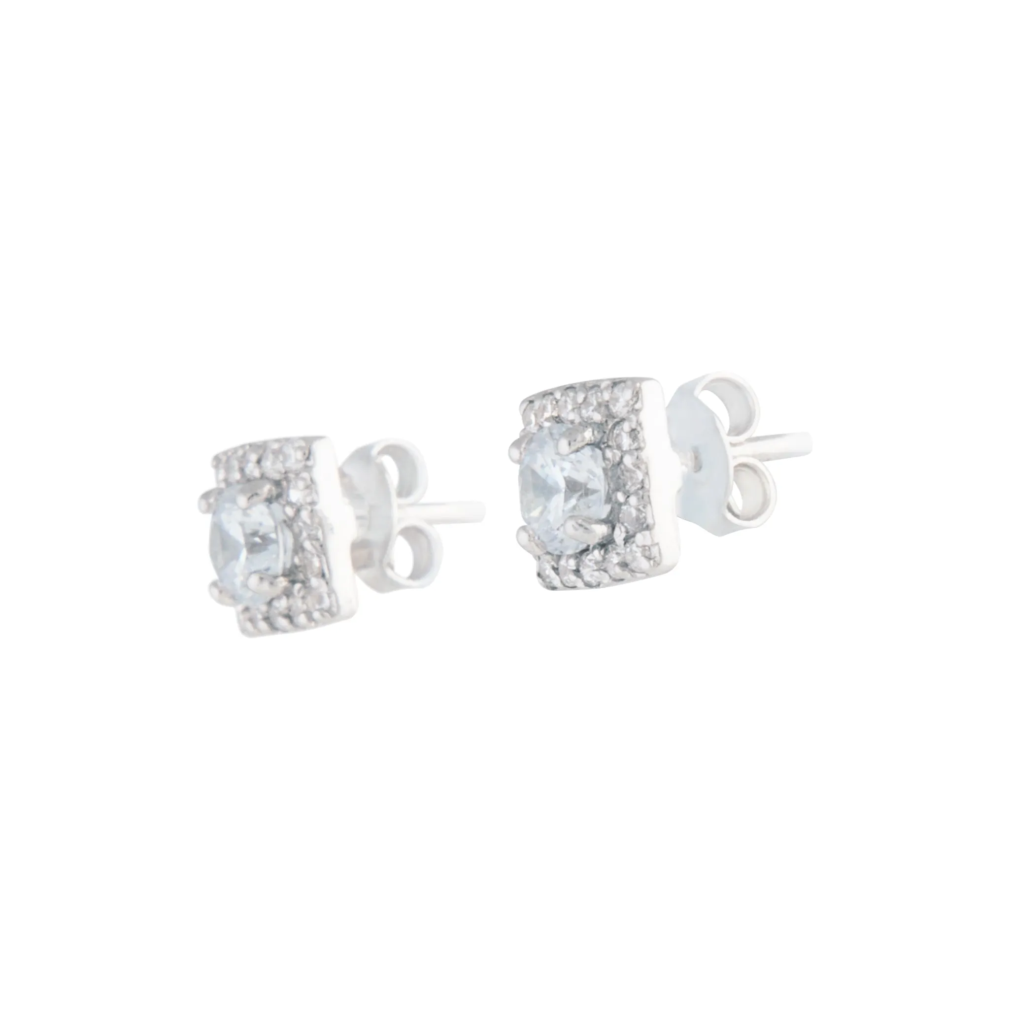 Sterling Silver Cubic Zirconia Square Stud sold by lovisa product image thumbnail 2