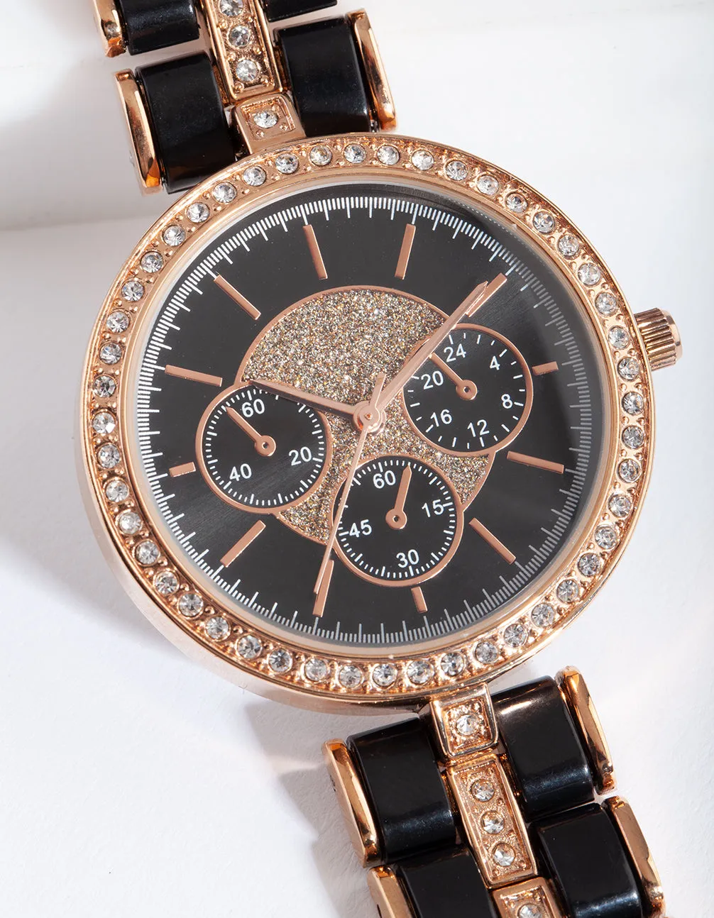 Black Gold Link Watch sold by lovisa product image thumbnail 2