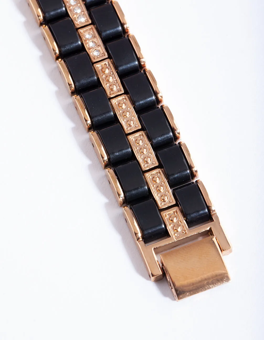 Black Gold Link Watch sold by lovisa product image thumbnail 3
