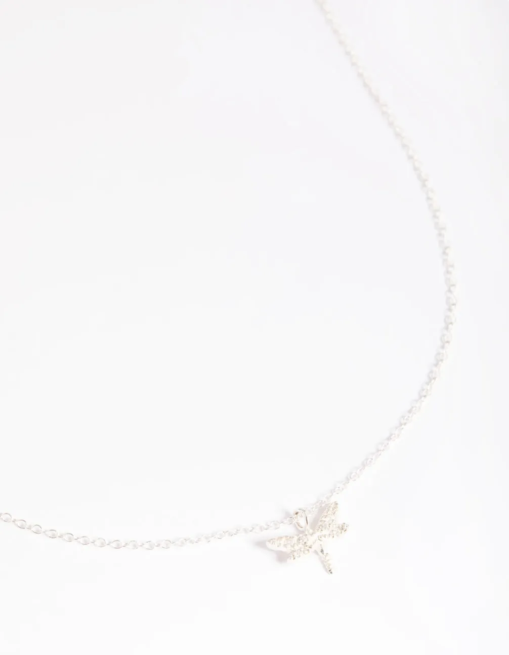 Sterling SIlver Dragonfly Necklace sold by lovisa