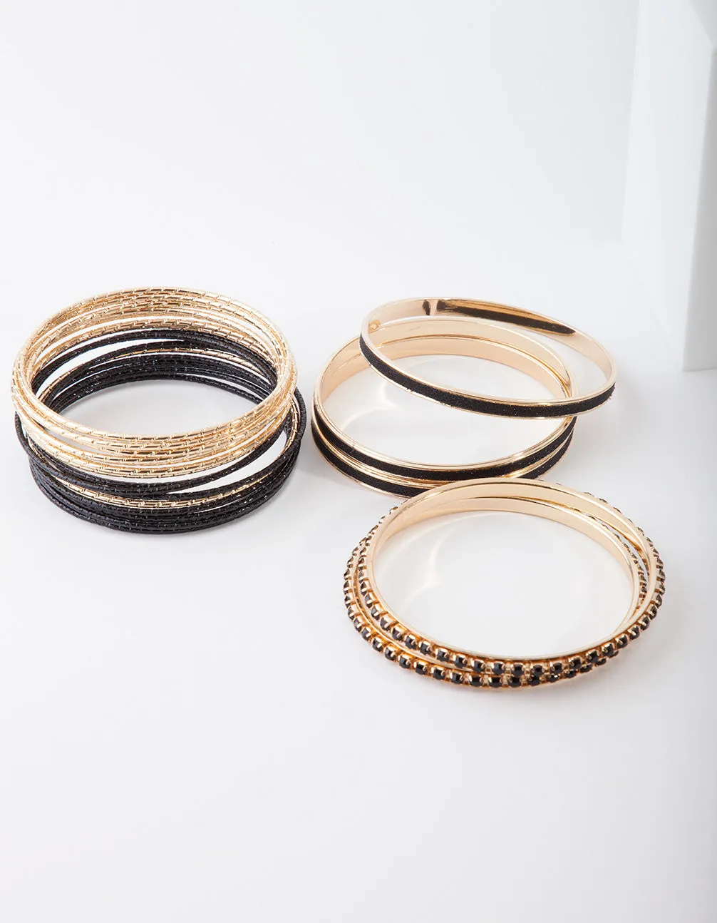 Gold & Black Bangle 20-Pack sold by lovisa product image thumbnail 3