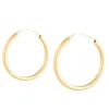 Gold Plated Sterling Silver Hoop Earrings sold by lovisa