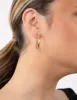 Gold Plated Sterling Silver Hoop Earrings sold by lovisa