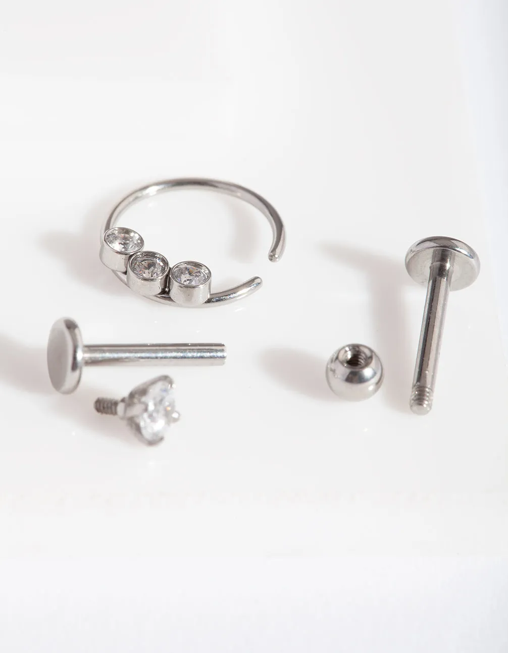 Rhodium Diamante Flat Back Body Jewellery Pack sold by lovisa product image thumbnail 2