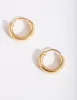 Gold Plated Sterling Silver Large Huggie Earrings sold by lovisa