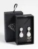 Rhodium Diamond Simulant Classic Teardrop Earrings sold by lovisa