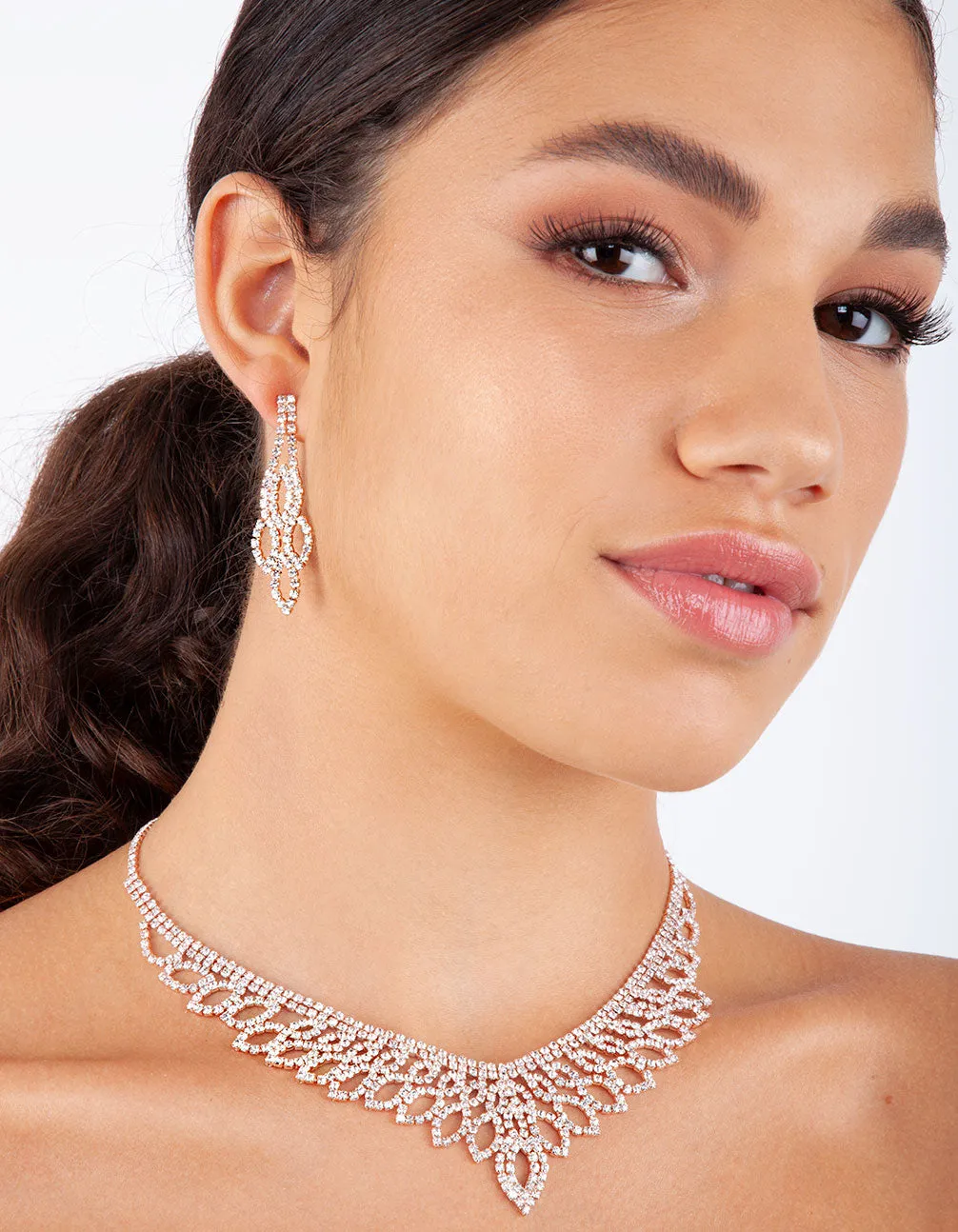 Rose Gold Decorative Diamante Set sold by lovisa product image thumbnail 2