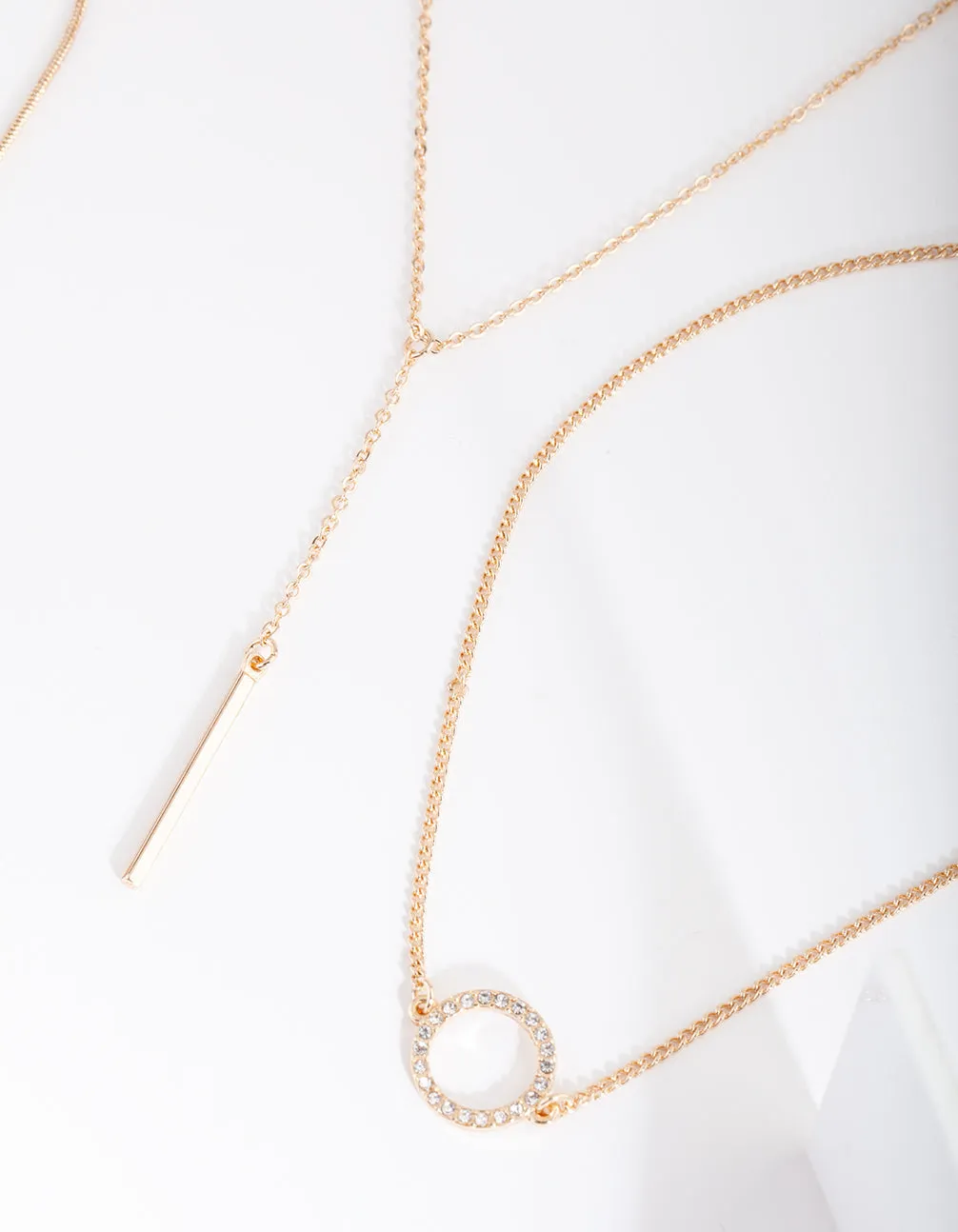 Gold Circle Bar Choker Pack sold by lovisa product image thumbnail 3