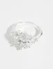 Silver Cubic Zirconia Navette Ring sold by lovisa