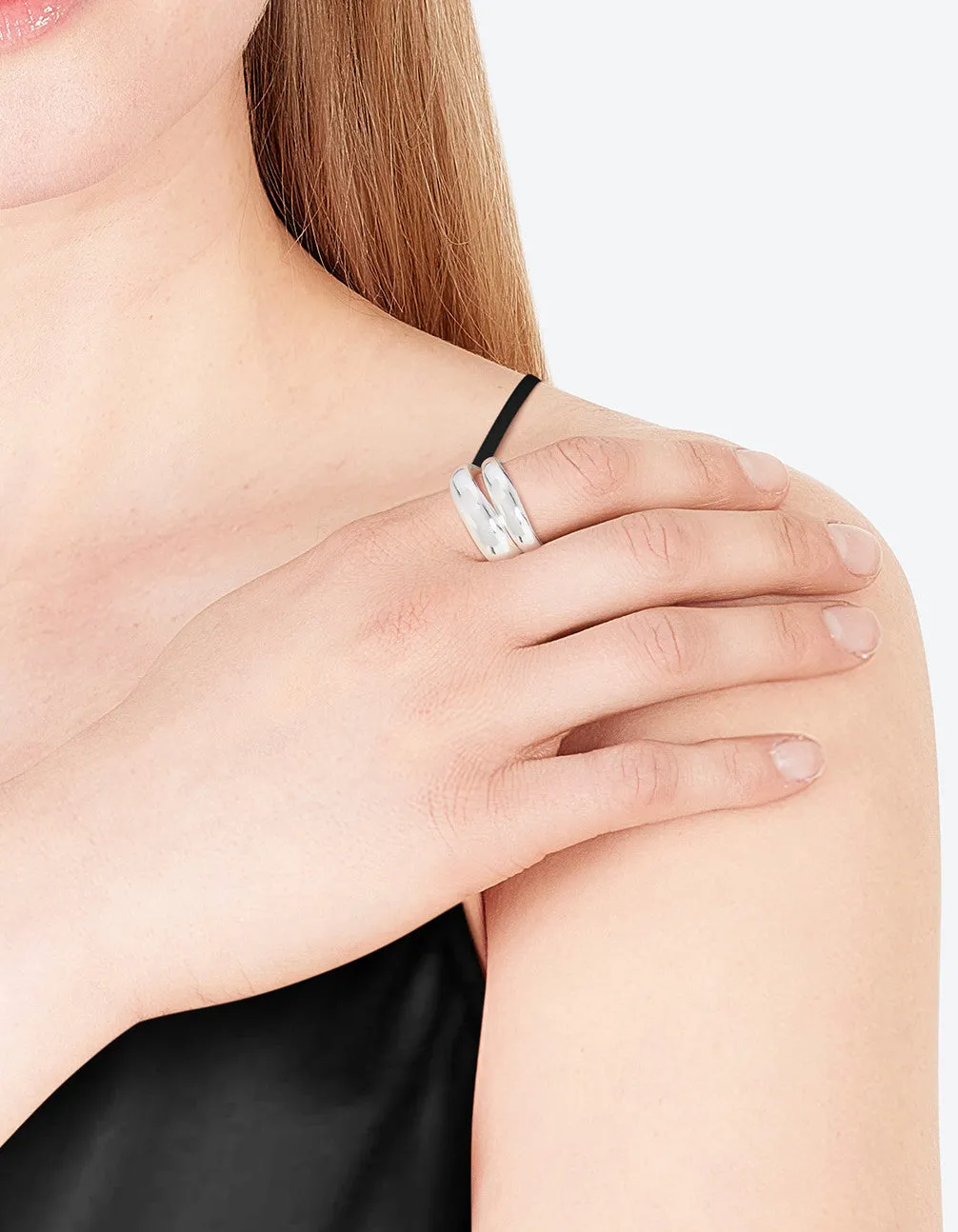 Silver Plated Irregular Ring Set sold by lovisa