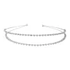Crystal Double Row Alice Band sold by lovisa