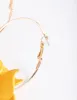 Matte Yellow Flower Hoop Earrings sold by lovisa