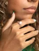 Rose Gold Cat Eye Ring Stack Pack sold by lovisa