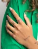 Rose Gold Glitter Ring Stack Pack sold by lovisa