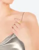 Gold Plated Molten Diamante Ring 6-Pack sold by lovisa