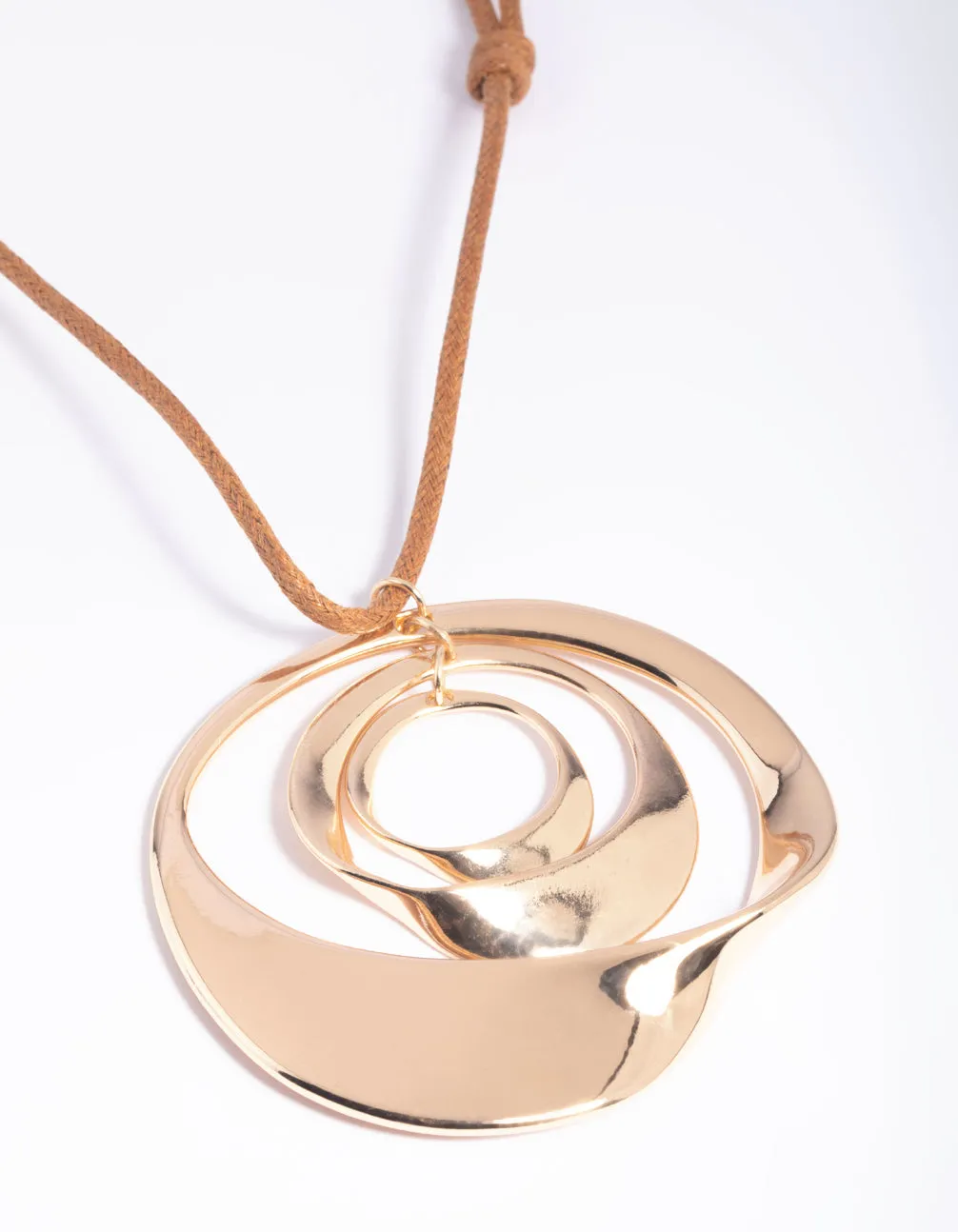 Brown Pendant Necklace sold by lovisa