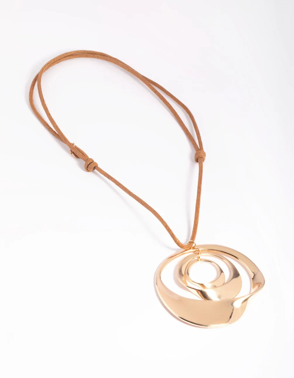Brown Pendant Necklace sold by lovisa product image thumbnail 2