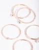 Rose Gold Dainty Pearl Ring 5-Pack sold by lovisa