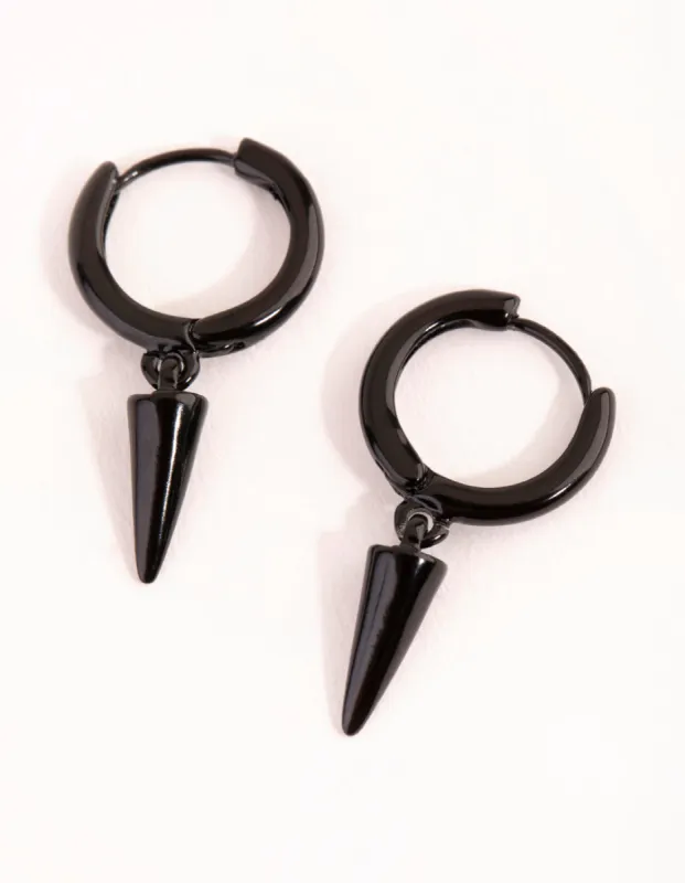 Matte Spike Huggie Earrings sold by lovisa