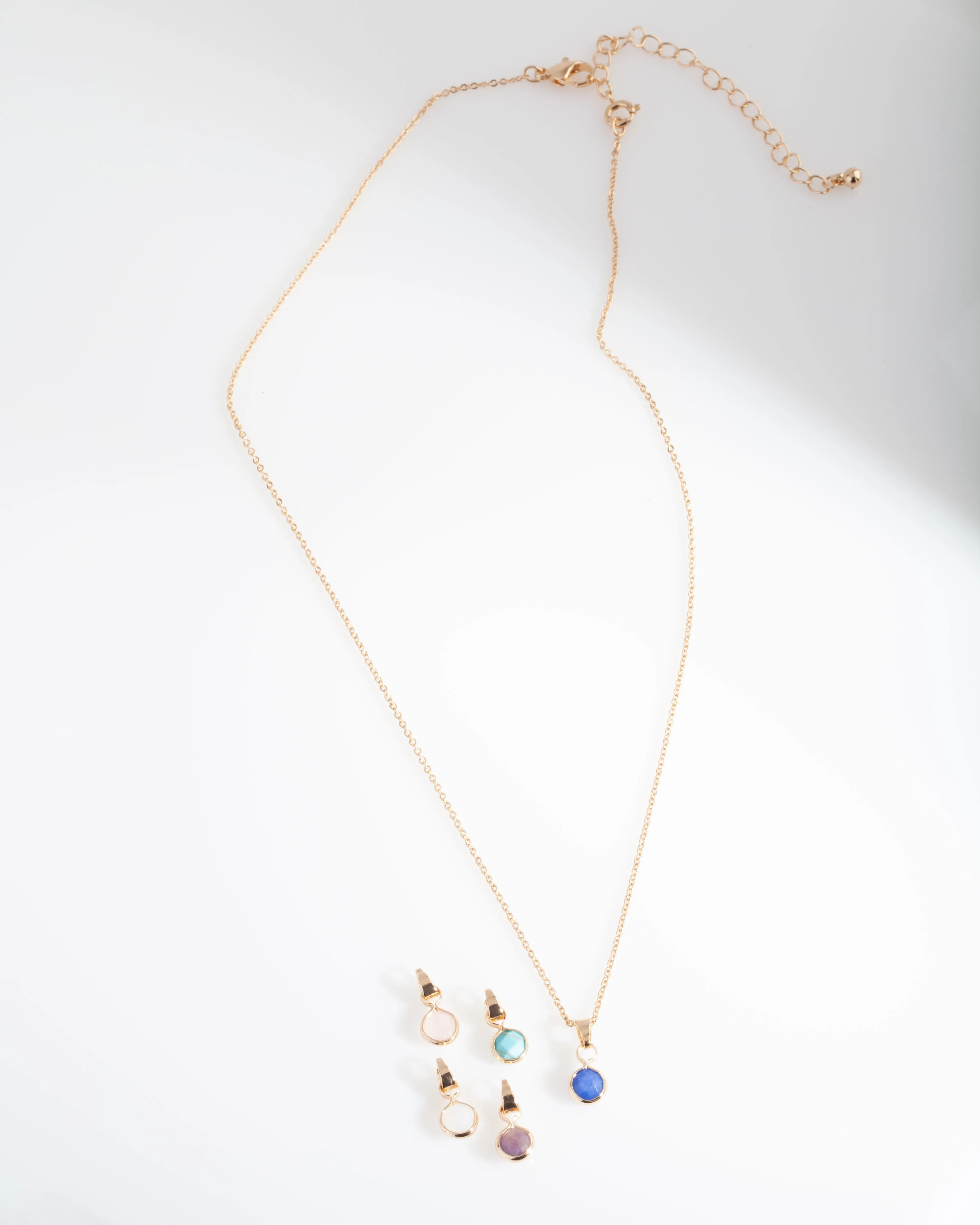 Gold Semi-Precious Charm Necklace sold by lovisa product image thumbnail 2