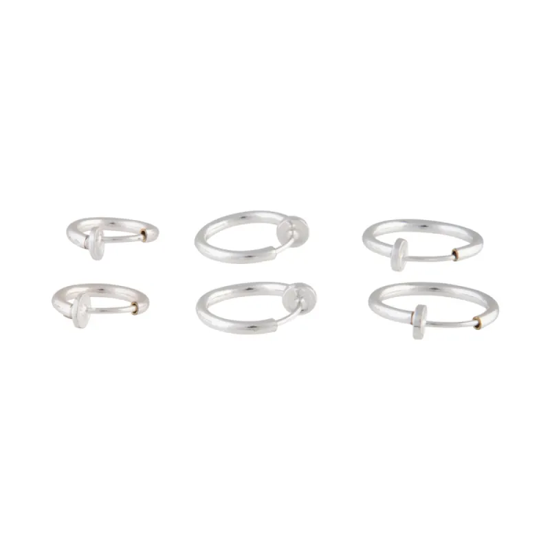 Silver Faux Body Rings 6-Pack sold by lovisa