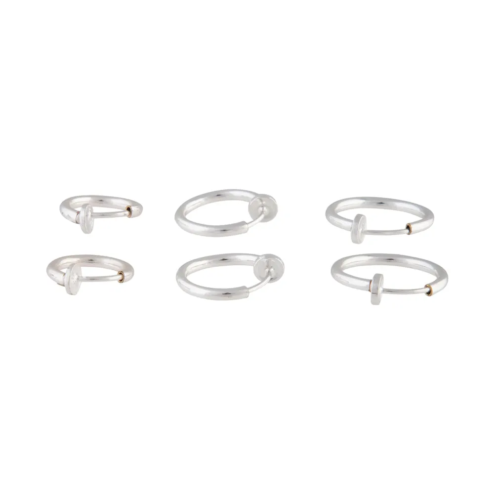 Silver Faux Body Rings 6-Pack sold by lovisa