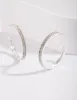 Double Row Diamante Hoop Earrings sold by lovisa