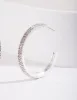 Double Row Diamante Hoop Earrings sold by lovisa