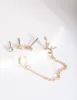 Gold Flower Chain Cuff Ear Pack sold by lovisa