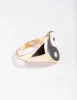 Gold Yin Yang Signet Ring sold by lovisa