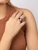 Black Star Moon Ring sold by lovisa
