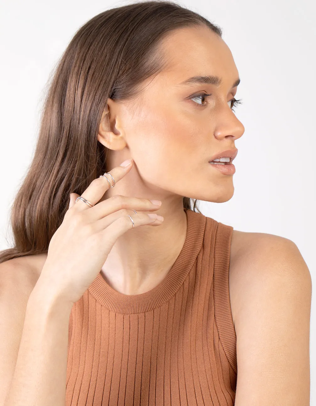 Silver Multi Band 8-Pack Rings sold by lovisa product image thumbnail 5