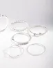 Silver Diamante Mixed Band Ring 6-Pack sold by lovisa