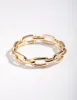 Gold Plated Skinny Rectangle Link Ring sold by lovisa