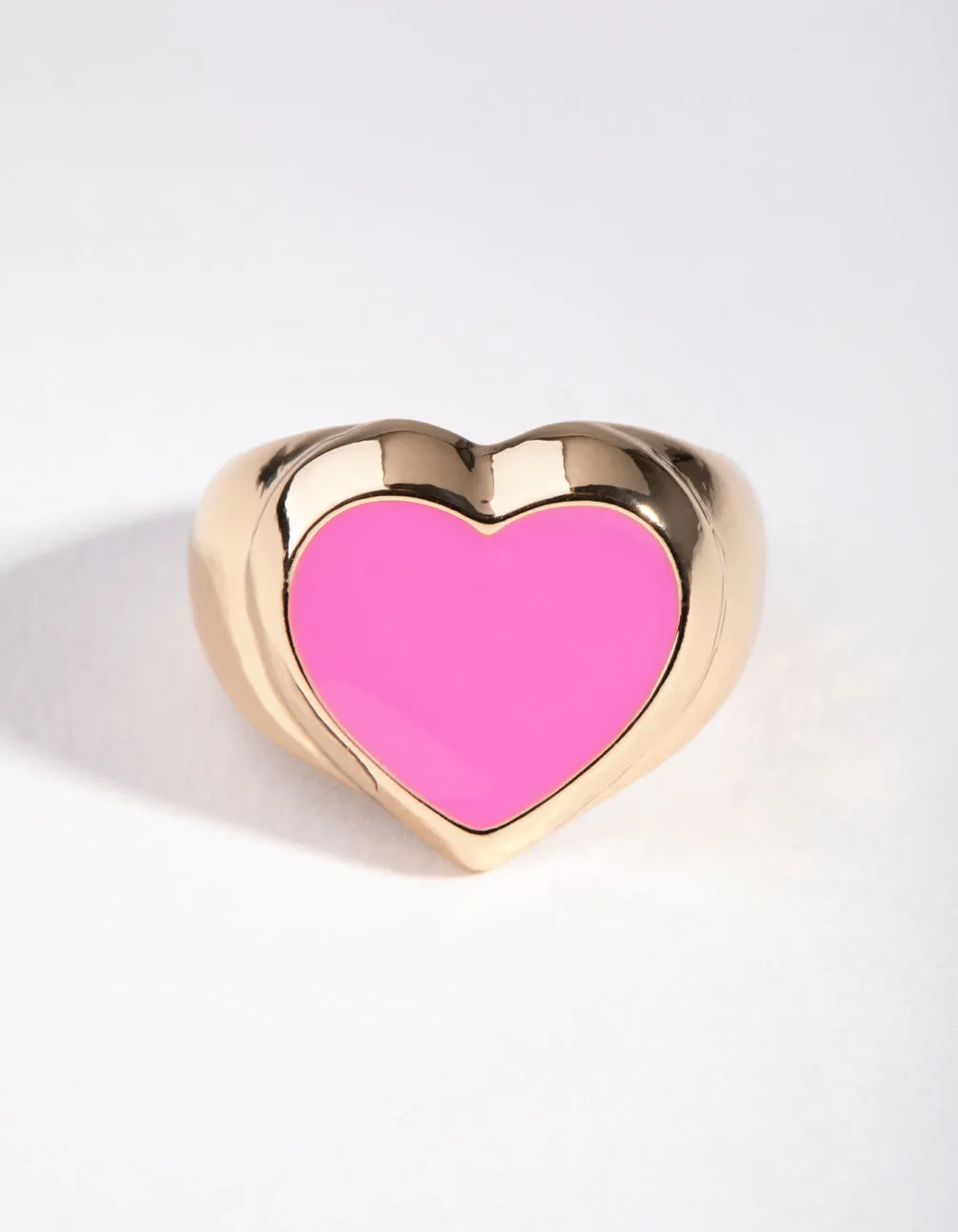 Gold Mega Heart Ring sold by lovisa product image thumbnail 2